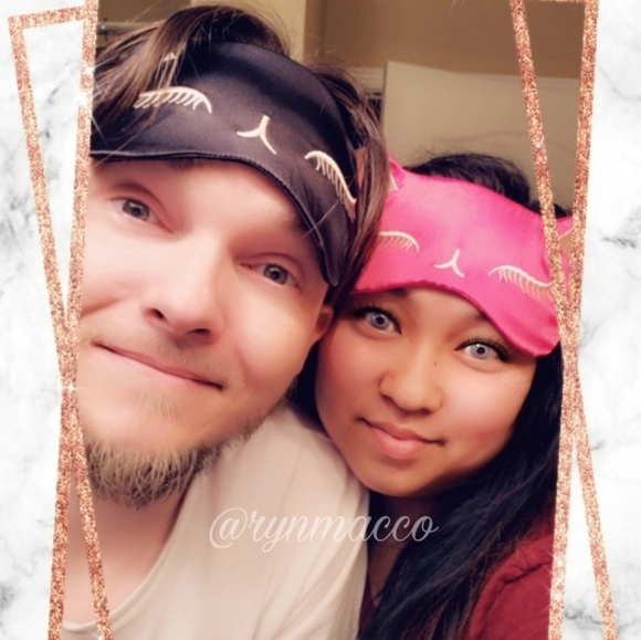 Pink Silk Cat Sleeping Mask - Picture 10 of 10